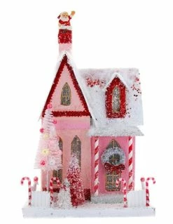 Cody Foster Candy Cane Cottage Putz House New!