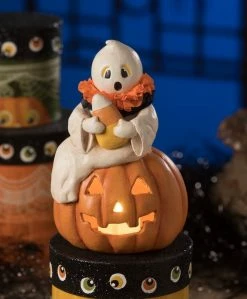 Bethany Lowe New! Candy Corn Ghost