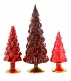 Cody Foster New! Candy Red Glass Trees
