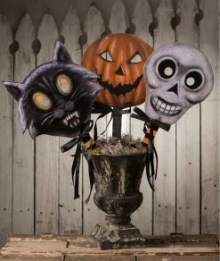 Bethany Lowe New! Spooky Halloween Mask Trio