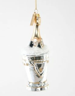 Katherine's Collection New! Champagne In Ice Bucket Ornament