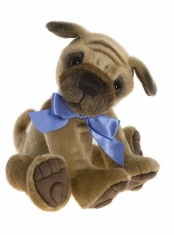 Charlie Bears New! Biscuit Pug Puppy Dog Stuffed Animal