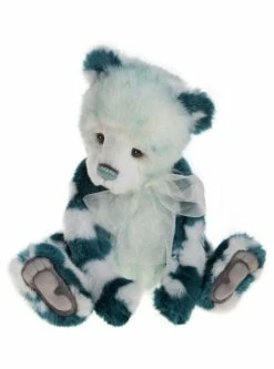 Charlie Bears Macaroon Teddy Bear, Turquoise Blue New!