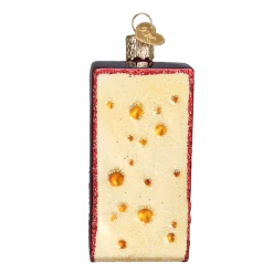 Old World Christmas Cheese Wedge Ornament 8 Old World Christmas Cheese Wedge Ornament