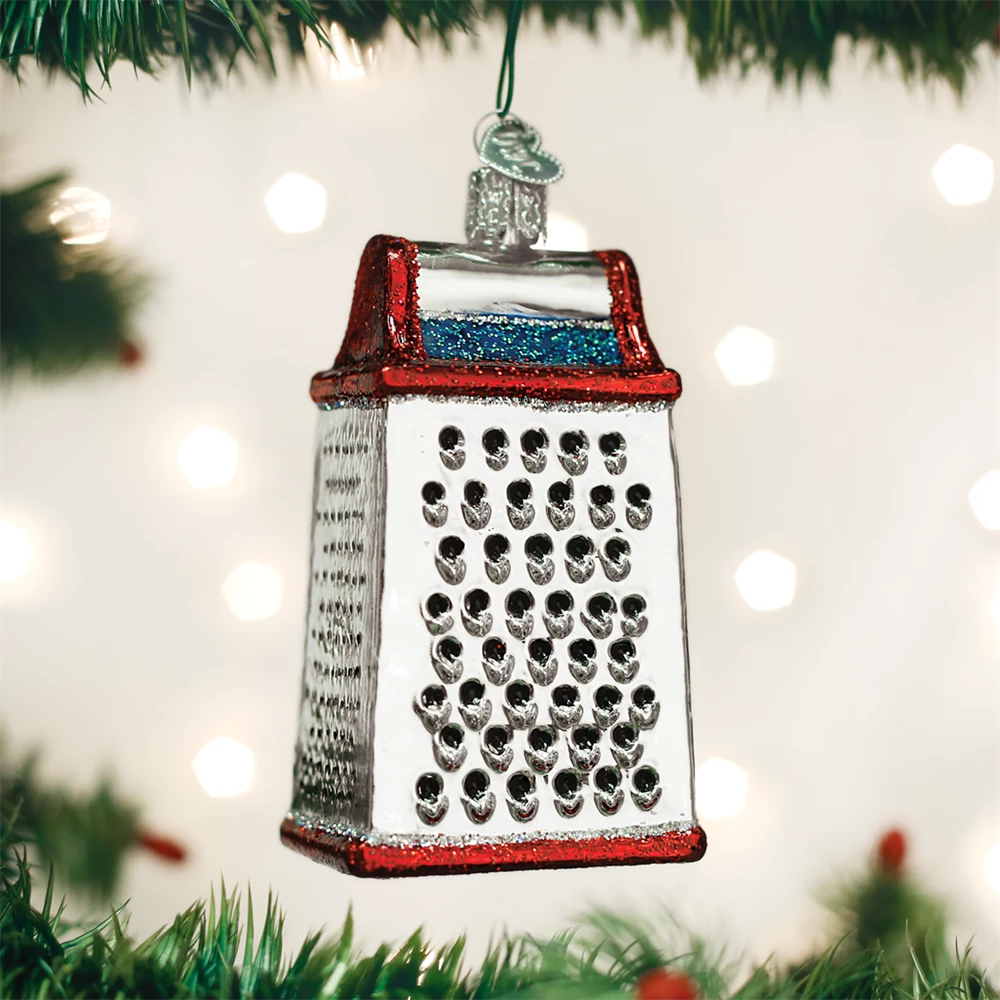 Old World Christmas Cheese Grater Ornament 3 Old World Christmas Cheese Grater Ornament