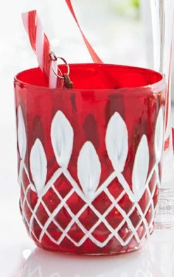 Raz New! Christmas Cocktail Glass Ornament