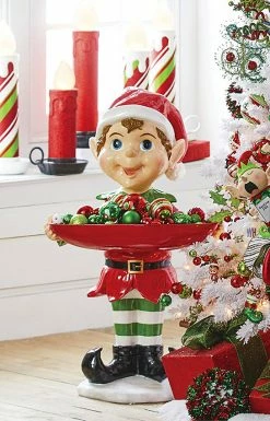 Raz Extra Large Christmas Elf Display, 39.5"
