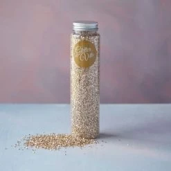 One Hundred 80 Degrees Chunky Gold Glitter New!