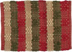 Park Hill New! Country Christmas Cotton Weave Placemats