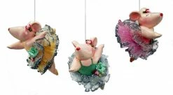 Katherine's Collection Dancing Ballerina Mice Ornaments