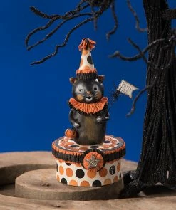 Bethany Lowe Dots Kitty On Box