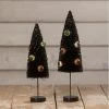 Bethany Lowe Eerie Eyeball Bottle Brush Trees New! 2 Bethany Lowe Eerie Eyeball Bottle Brush Trees New!