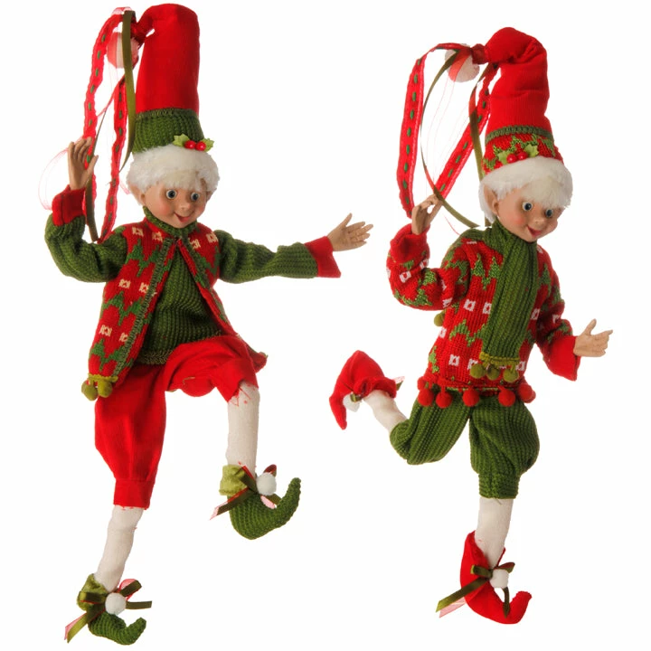 Raz New! Workshop Elves, 16" 3 Raz New! Workshop Elves, 16"