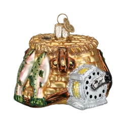 Old World Christmas Fishing Creel Ornament