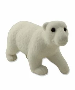 Bethany Lowe Flocked Polar Bear