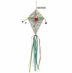 Demdaco Fly Free Kite Ornament Christmas