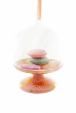 Cody Foster French Macaroons On Pink Pastry Plate