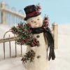 Bethany Lowe Gathering The Greens Snowman Figurine 2 Bethany Lowe Gathering The Greens Snowman Figurine