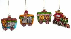 Katherine's Collection Circus Train Ornament Set