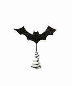 Bethany Lowe Glittered Bat Tree Topper