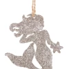Midwest-CBK Glittered Mermaid Silhouette Ornament Christmas