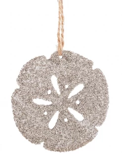 Midwest-CBK Glittered Sand Dollar Silhouette Ornament