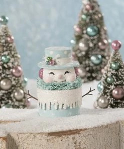 Bethany Lowe New! Happy Pastel Snowman Box