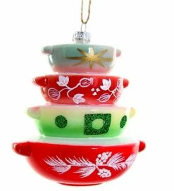 Cody Foster Holiday Mixing Bowl Stack Ornament