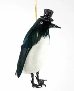 Katherine's Collection Holiday Penguin In Top Hat Ornament