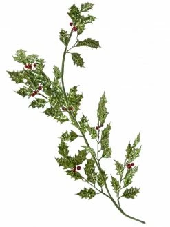 Katherine's Collection Holly Berry Glitter Garland