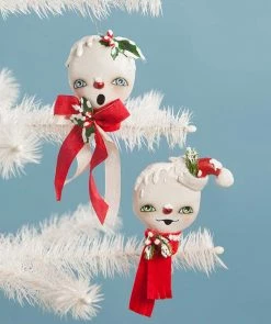 Bethany Lowe Holly & Jolly Ornaments