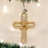 Old World Christmas Holy Cross Glass Christmas Ornament 2 Old World Christmas Holy Cross Glass Christmas Ornament