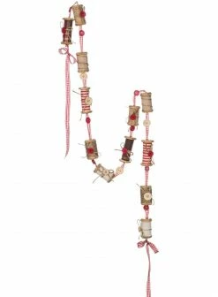 Sullivans Homespun Christmas Spool Garland