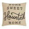 TheHolidayBarn.com Home Sweet Haunted Home Embroidered Pillow