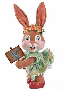 Katherine's Collection Hop This Way Bunny, 20" Tall