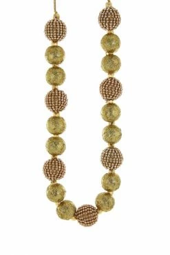 Cody Foster Jeweled Gold Ball Garland