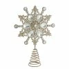 Kurt Adler Jeweled Snowflake Christmas Tree Topper 2 Kurt Adler Jeweled Snowflake Christmas Tree Topper