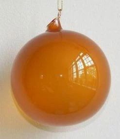 TheHolidayBarn.com Jim Marvin Buttered Rum Bronze Bubblegum Glass Ornaments Jim Marvin Ornaments