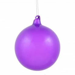 Winward New! Jim Marvin Dark Lavender Bubblegum Glass Ornaments