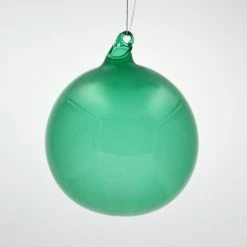 Winward New! Jim Marvin Eucalyptus Green Bubblegum Glass Ornaments