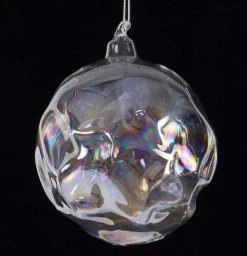 TheHolidayBarn.com Jim Marvin Ornaments Jim Marvin Iridscent Hand Molded Glass Ball Ornaments