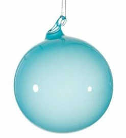 Winward Jim Marvin Light Turquoise Bubblegum Glass Ornaments