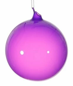 Winward Jim Marvin Purple Bubblegum Glass Ornaments Jim Marvin Ornaments