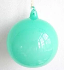 Jim Marvin Ornaments Jim Marvin Turquoise Bubblegum Glass Ornaments