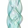 TheHolidayBarn.com Jim Marvin Twisted Glass Icicle Ornaments, Light Blue Green