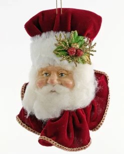 TheHolidayBarn.com New! Katherine's Collection Christmas Wishes Santa Ornament