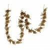 TheHolidayBarn.com Katherine's Collection Golden Rose Glittered Garland