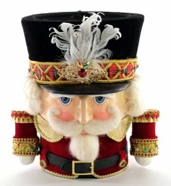 Katherine's Collection Christmas Wishes Nutcracker Candy Container