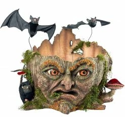 Katherine's Collection Walter Woodard Tree Stump Candy Container New!