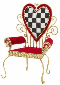 Mark Roberts King & Queen Of Hearts Chair For Dolls